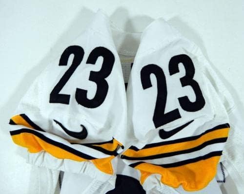 2013 Pittsburgh Steelers Felix Jones 23 משחק השתמש ב- White Jersey DP07930 - משחק NFL לא חתום בשימוש