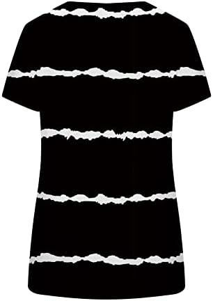 חולצות גרפיות פרחוניות לבנות צוות שרוול קצר עמוק v צוואר עטוף מזדמן גלישה צלב צלב טש חולצות נשים V9