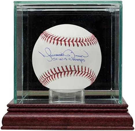 מריאנו ריברה חתמה על ניו יורק ינקיס MLB בייסבול 5x WS אלופות w/Case JSA - כדורי בייסבול עם חתימה