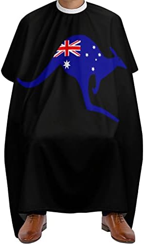 דגל קנגורו אוסטרלי מבוגרים מספרה קייפ קלה סטיילינג קליל חיתוך שיער מספרה שכמייה שמלת שכמייה סינר
