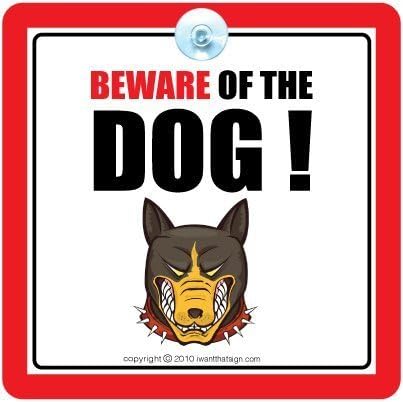 לא ידוע היזהר משלט הכלב, שלט אבטחה לרכב או לבית, שלט אזהרת כלבים, רכוש פרטי, שלט כלב, שלט כלב, היזהר