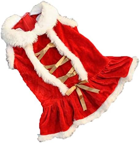 מעודדת כלבים תלבושת תלבושת חג מולד סנטה לבוש תלבושות בגדים בגדים כלב בגדי חיות מחמד כלב שמלות טוטו כלב