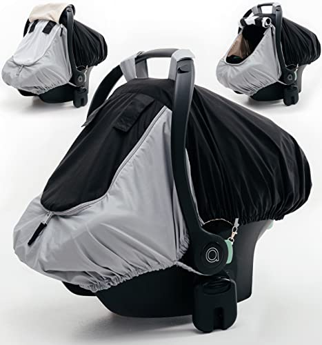כיסויי מושב רכב אוניברסליים בכושר לתינוקות על ידי אביזרי SA - כיסוי מושב לתינוק ומכונית לתינוק עם שקית