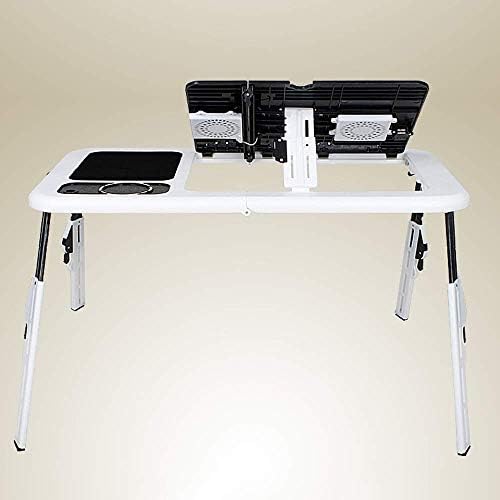 מעמד מחשב נייד מתכוונן של EYHLKM - השתמש בו כשולחן עומד מתקפל במשרד, מחשב נייד לכתיבה, שולחן נעים במיטה