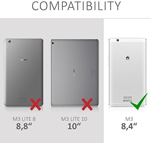 מארז Kwmobile תואם ל- Huawei Mediapad M3 8.4 - כיסוי טבליות עור דלי