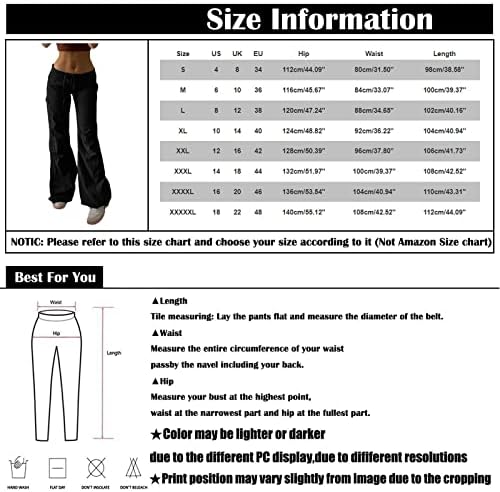 מכנסי מטען של נשים מכנסי מצנח מכנסיים רחבים מותניים נמוכים י2 ק ג מכנסיים קלים רחבים רגועים