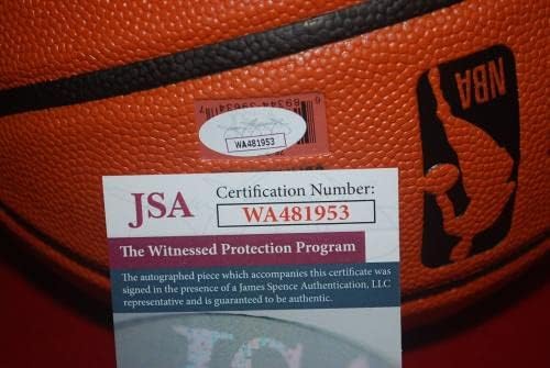 דן איסל דנוור נאגטס חתום כדורסל JSA היה עד COA WA481953 - כדורסל חתימה