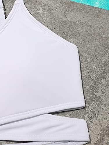 רומווה ילדה של טרופי הדפסת ביקיני סט ספורט בגד ים 3 חתיכה בגד ים עם מכנסיים קצרים